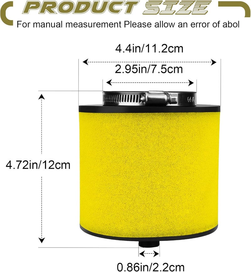 Oceanair TRX 300 Air Filter for Honda Fourtrax 300 Foreman 450 TRX 300 TRX300FW TRX 400 TRX400FW Foreman 400 TRX 450 TRX450FM TRX450S TRX450FE TRX450ES Replace 17254-HC5-900 - Image 4
